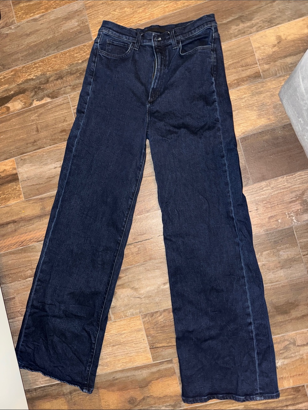 Joe's Jeans “Mia” Wide-Leg Women's Jeans in dark blue wash